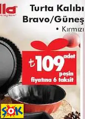 PAPİLLA TURTA KALIBI BRAVO/GÜNEŞ • KIRMIZI